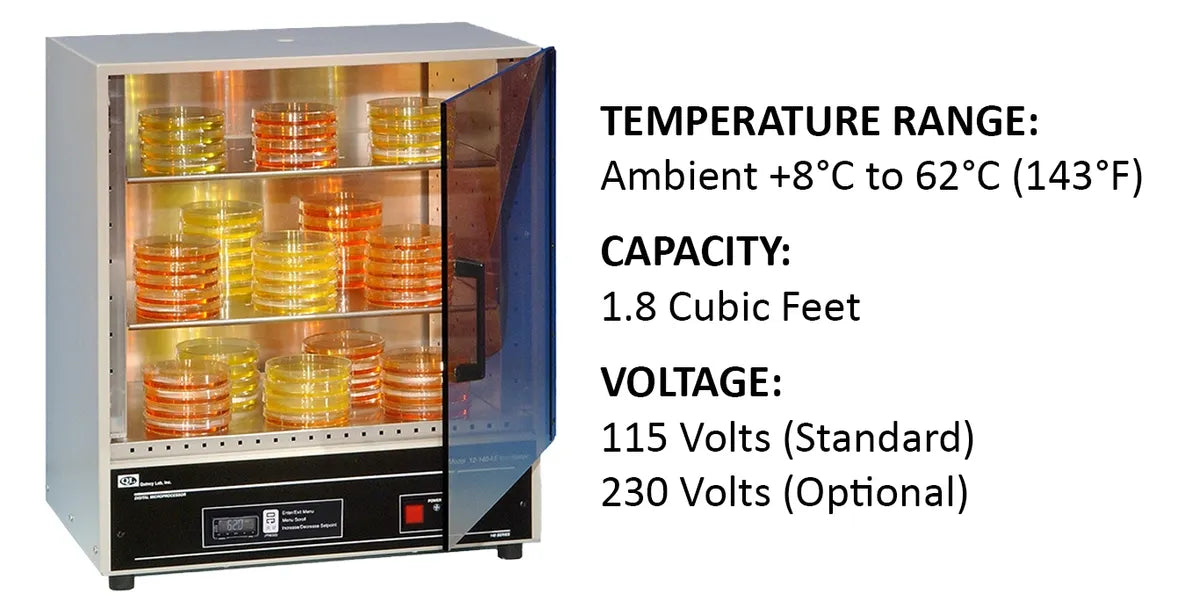 QUINCY LAB 12-140AE DIGITAL AIR FORCED INCUBATOR