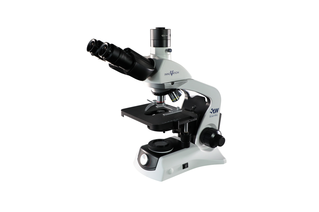 Innovation Infinity PLAN Trinocular (c-mount & eyetube), 5 Obj, LED - 2025 MODEL